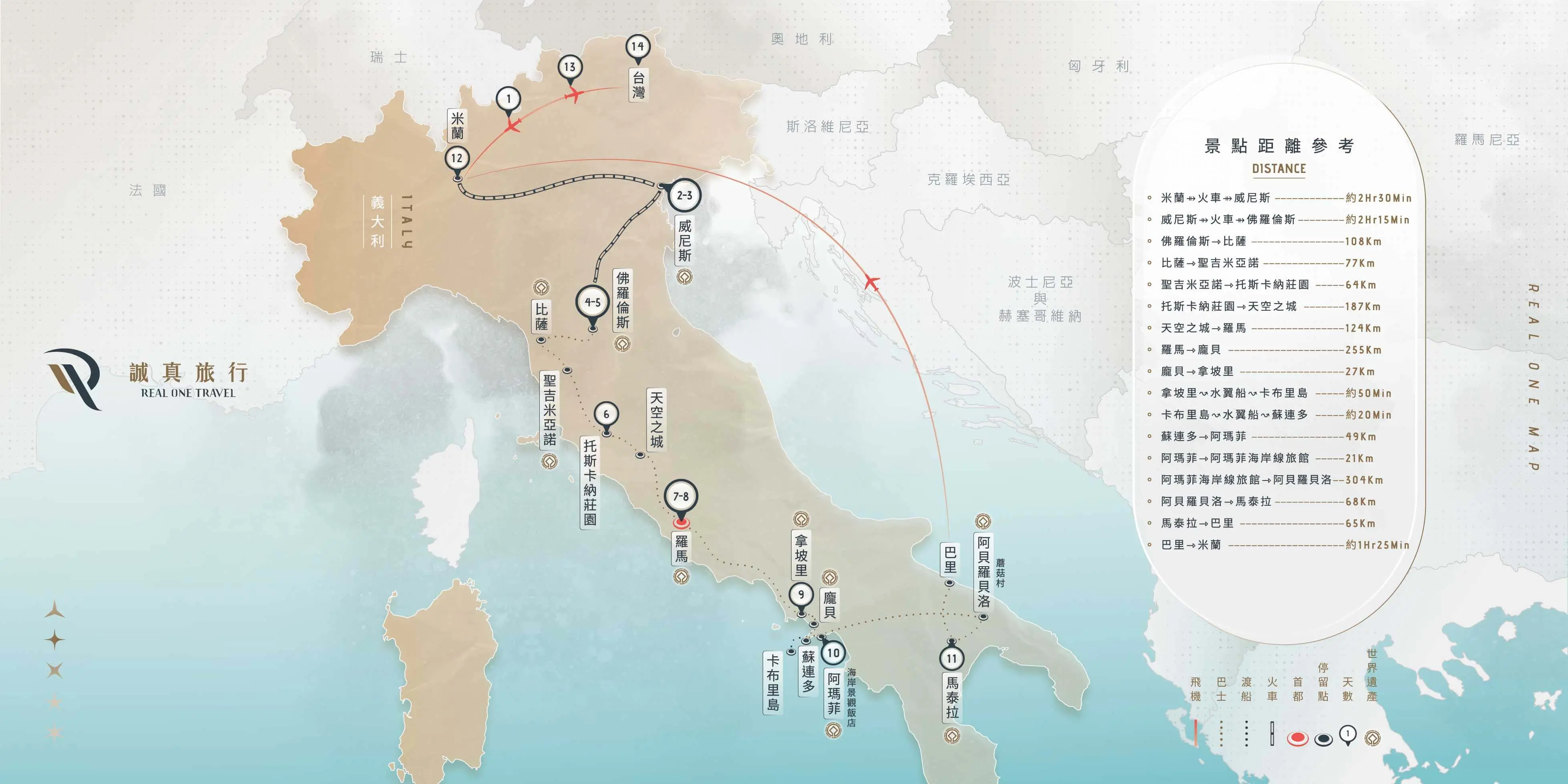 義大利 浪漫14日｜2025 ~ 2026 冬季｜長榮航空