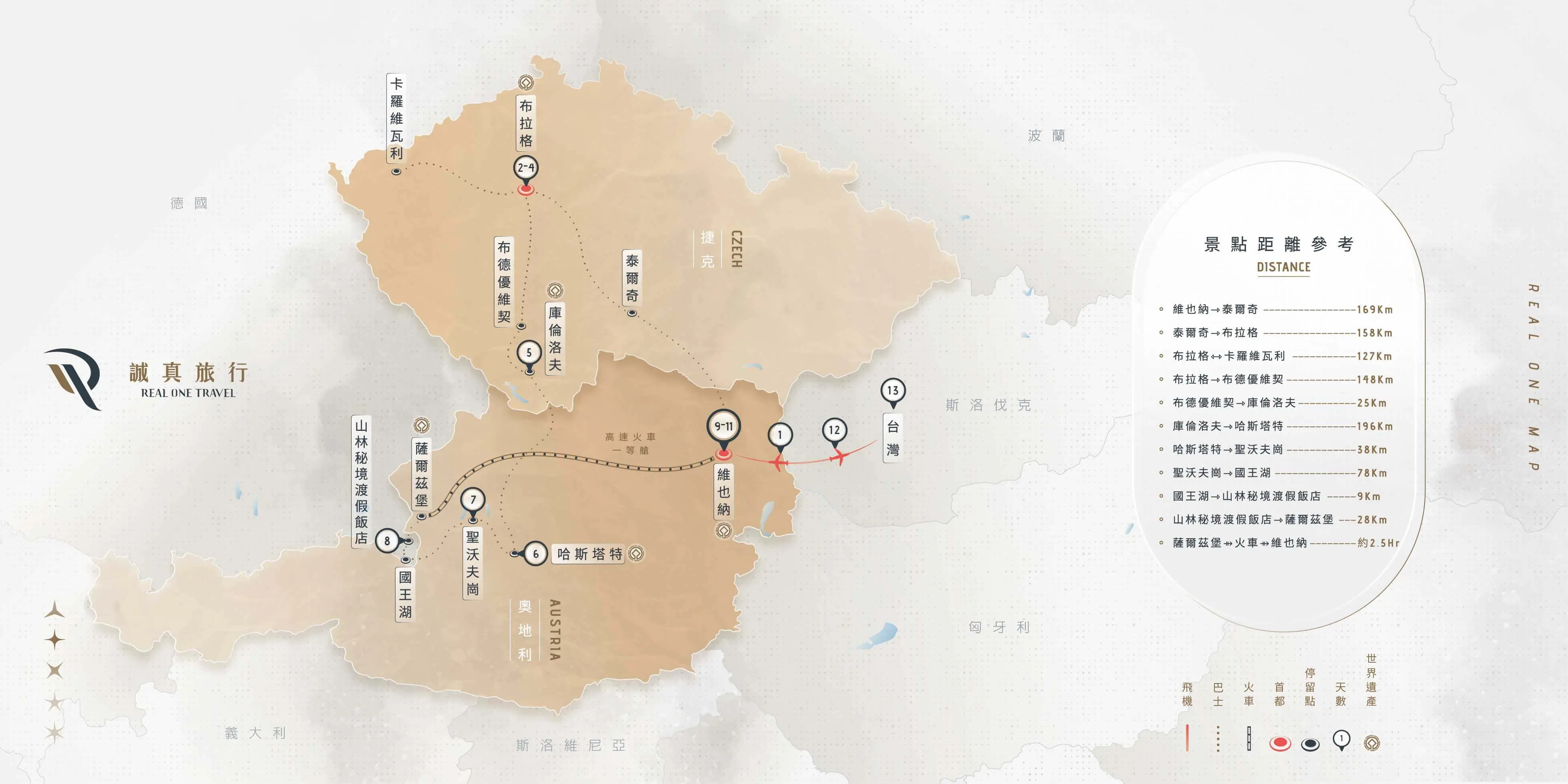 奧地利、捷克 絕美13日｜五瓣玫瑰節限定｜中華航空